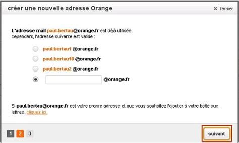 comment avoir une nouvelle adresse mail