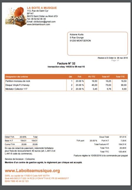 IMPOSSIBLE D AVOIR UNE FACTURE POUR MON S JOUR visual data 5