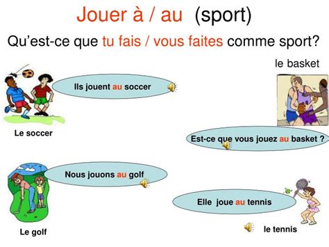 Qu’est-ce que tu fais comme sport Qu’est-ce que tu fais comme sport