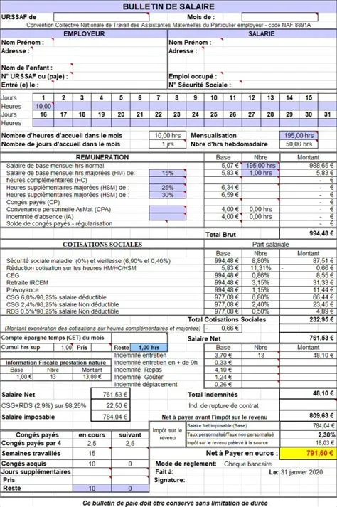 comment calculer la csg deductible sur fiche de paie