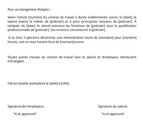 Exemple avenant augmentation de salaire Exemple avenant augmentation de salaire