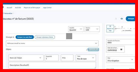 Comment créer une facture avec PayPal Comment créer une facture avec PayPal