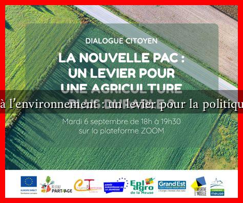 Education à l’environnement : un levier pour la politique française Education à l'environnement : un levier pour la politique française