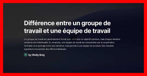 Le travail individuel est-il une alternative viable au travail en équipe Le travail individuel est-il une alternative viable au travail en équipe